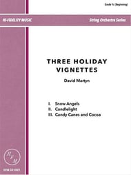 Three Holiday Vignettes Orchestra sheet music cover Thumbnail
